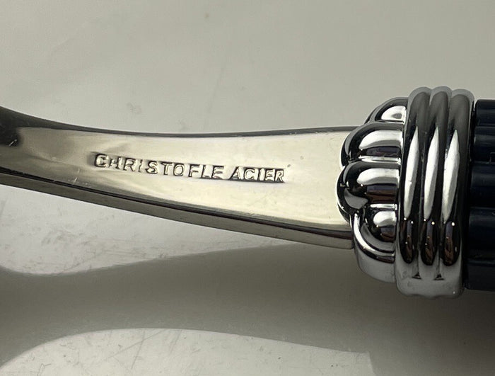 Christofle Aria Blue Stainless Salad Fork 7 1/2"1