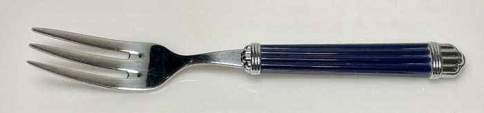 Christofle Aria Blue Stainless Salad Fork 7 1/2"2
