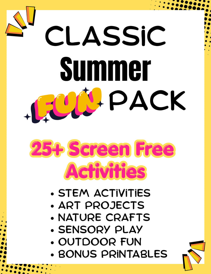 Classic Summer Fun Activity Pack