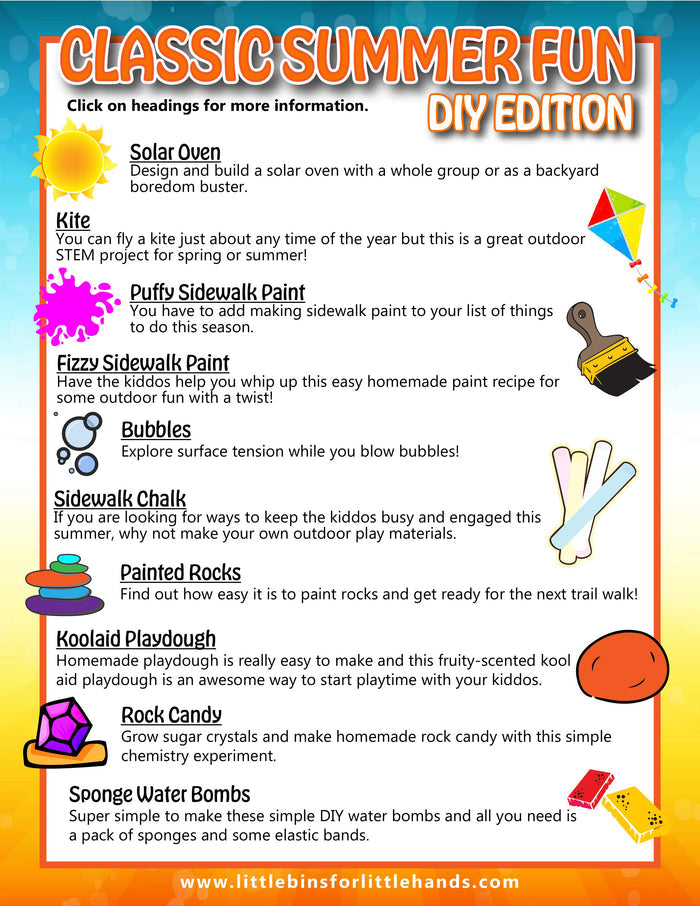 Classic Summer Fun Activity Pack