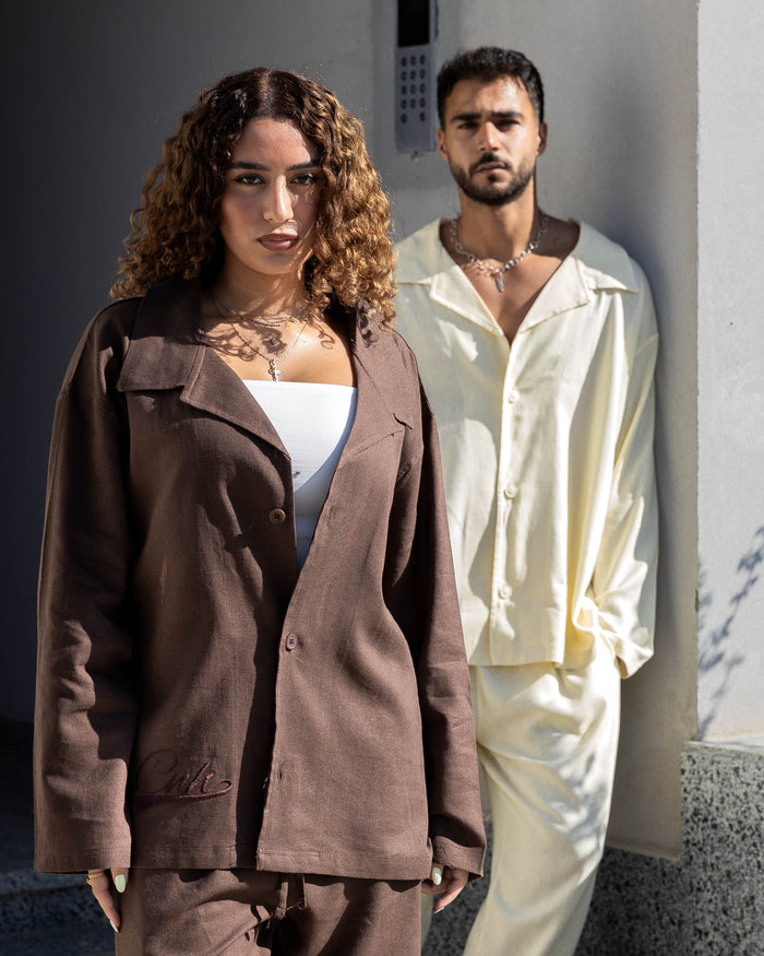 CNH Linen Set - Brown