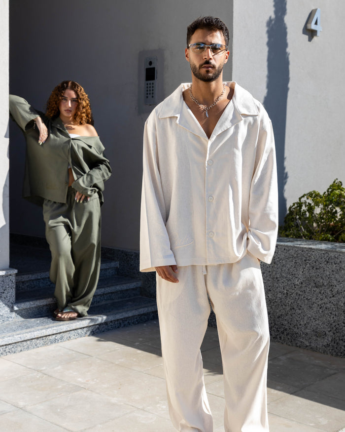 CNH Linen Set - Off-White
