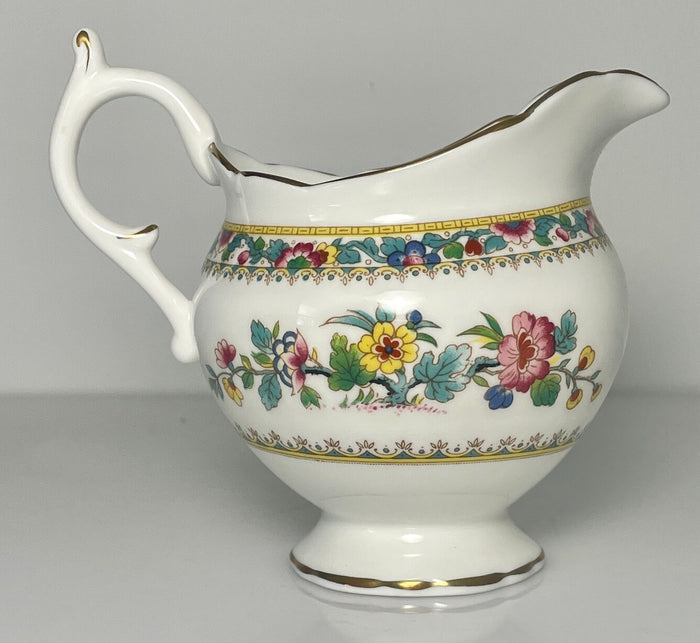 Coalport Ming Rose Creamer 7 Ounce Round 3 3/4"0