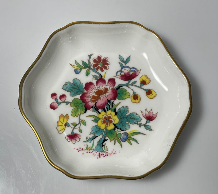 Coalport Ming Rose Hexagonal Tray 3 3/4"1