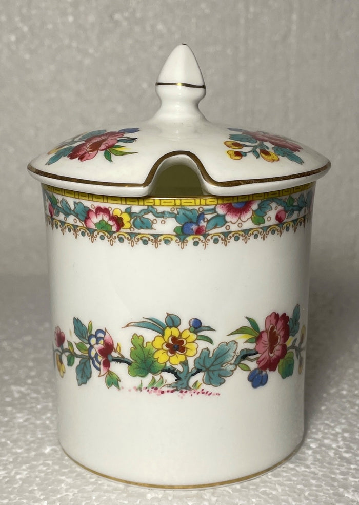 Coalport Ming Rose Jam Jelly 4 1/8"0