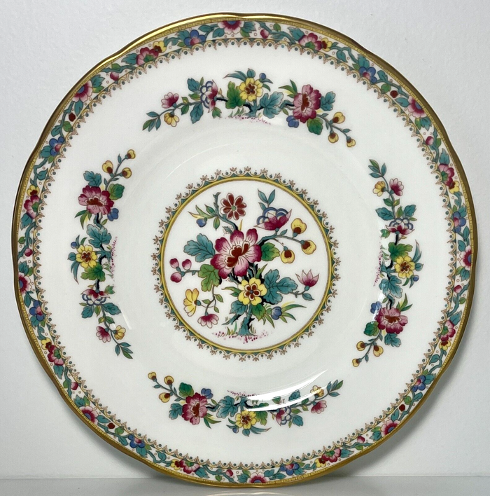 Coalport Ming Rose Salad Plate 8 1/8" Crazed0