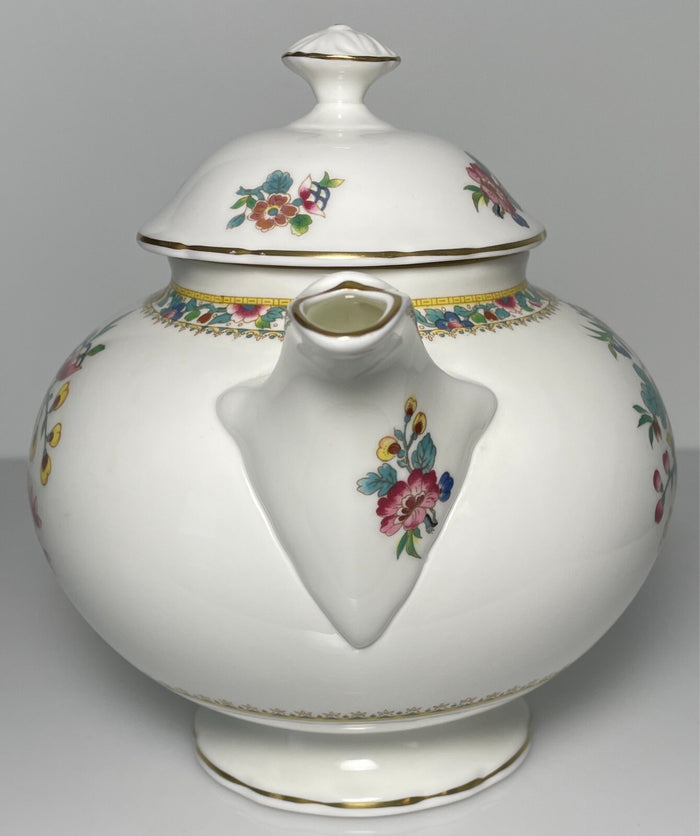 Coalport Ming Rose Teapot and Lid 5 Cup 7 1/2"2