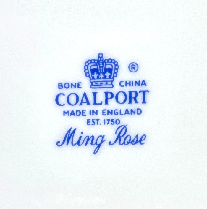 Coalport Ming Rose Trumpet Vase 4 1/8"2