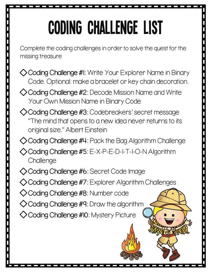 Coding Explorer's Quest Pack