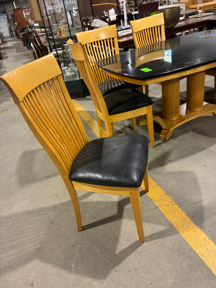 Contemporary Dining Table with 6 Chairs