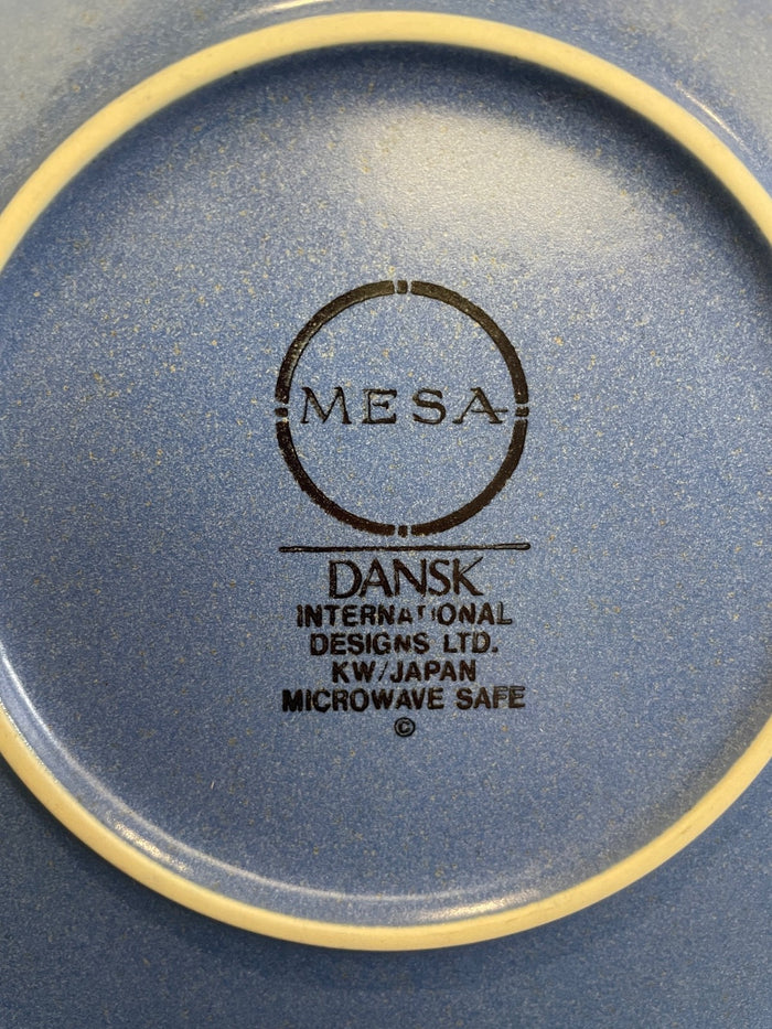 Dansk Mesa Sky Blue Chop Plate Round Platter 13" Japan1