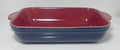 Denby Harlequin Lasagna 13 1/4" Red Blue0
