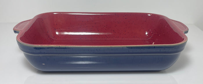 Denby Harlequin Lasagna 13 1/4" Red Blue0