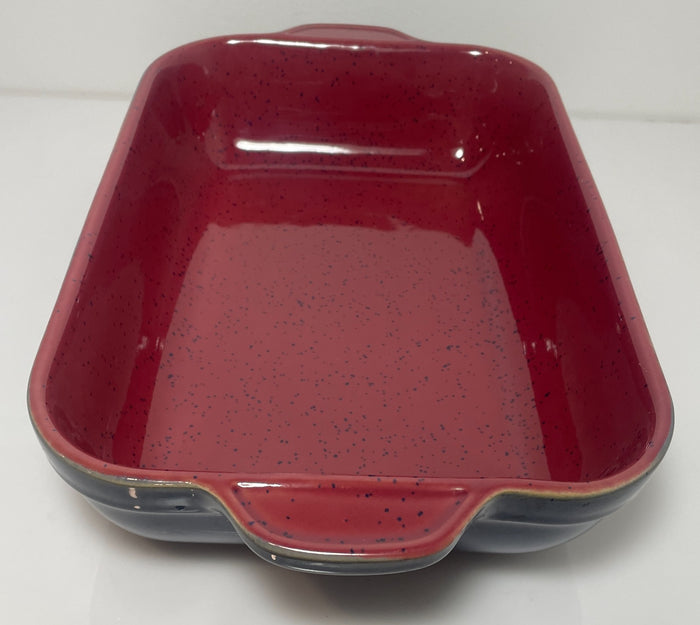 Denby Harlequin Lasagna 13 1/4" Red Blue1