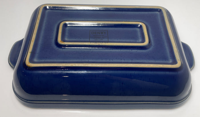 Denby Harlequin Lasagna 13 1/4" Red Blue4