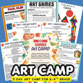 DIY Summer Art Camp | 5 Days of Famous Artist Projects, Games & Creative Fun