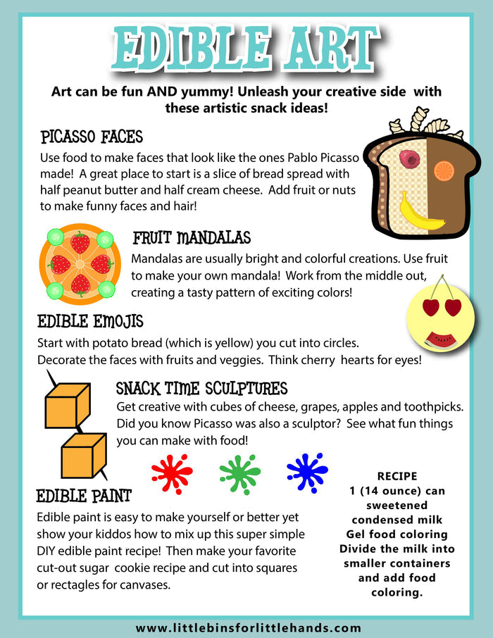 DIY Summer Art Camp | 5 Days of Famous Artist Projects, Games & Creative Fun