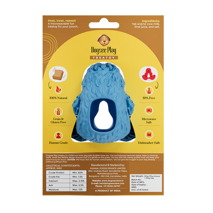 Dogsee Play Treat Toy Blue