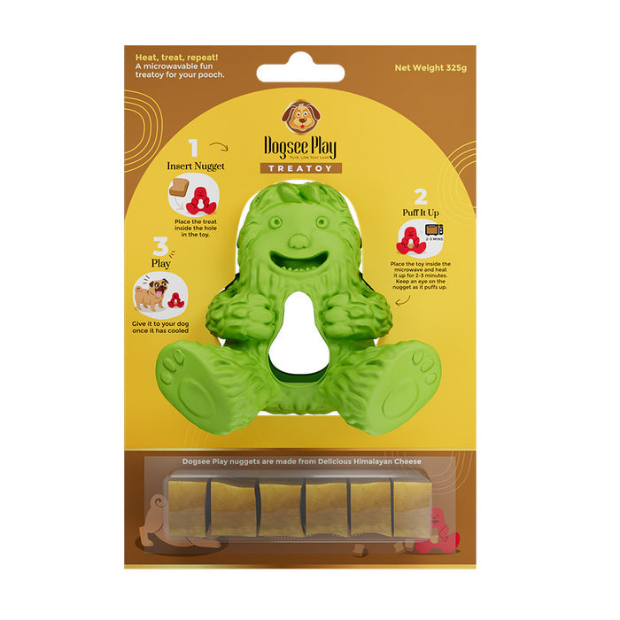Dogsee Play Treat Toy Green