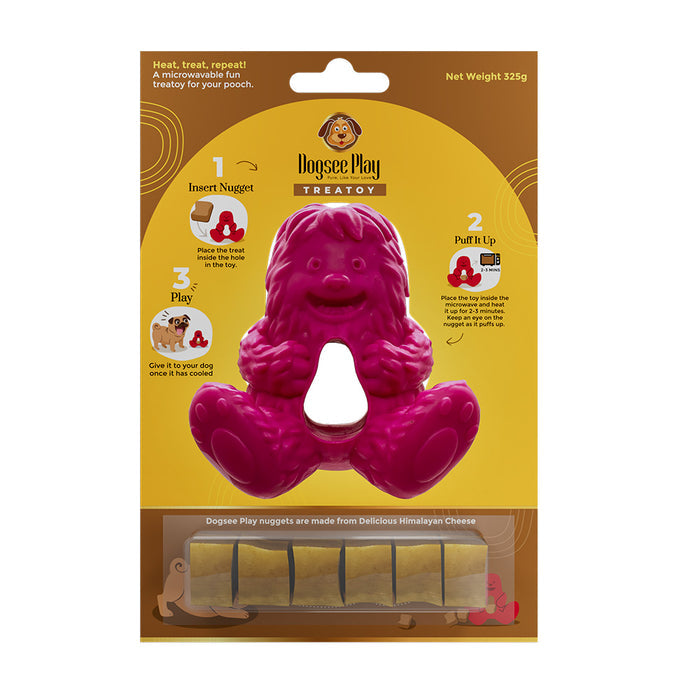 Dogsee Play Treat Toy Pink