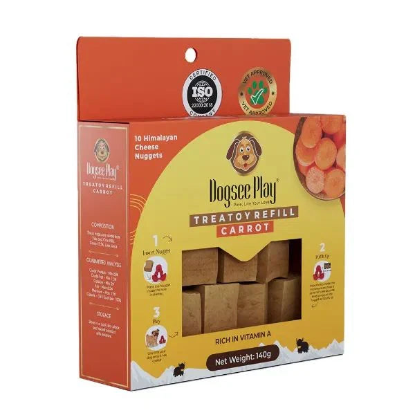 Dogsee Yeti Treat Refills – Carrot Himalayan Cheese Chews