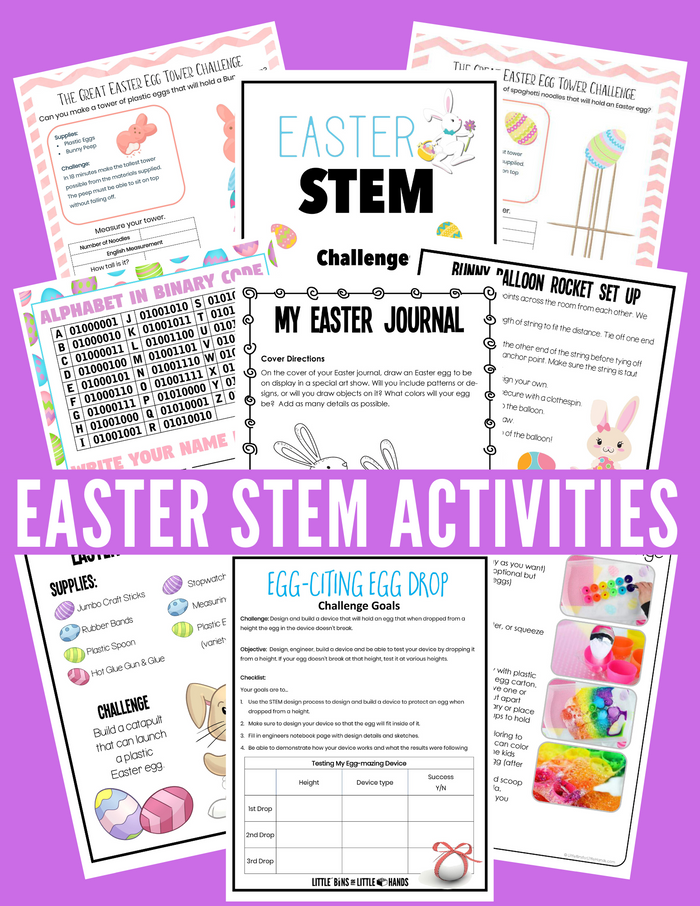 Easter & Peeps STEM Projects Bundle (Slime too)