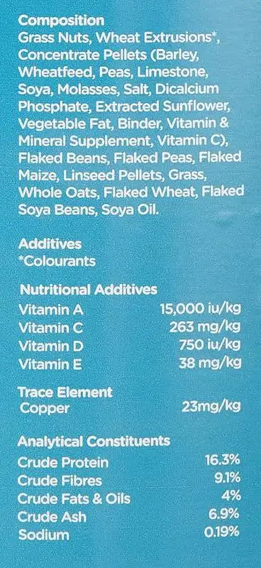 Extra Select Guinea Pig Mix with Vitamin C – 5L Tub