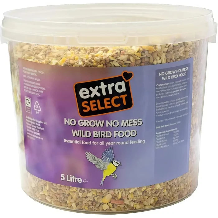 Extra Select No Grow Wild Bird Food – 5L