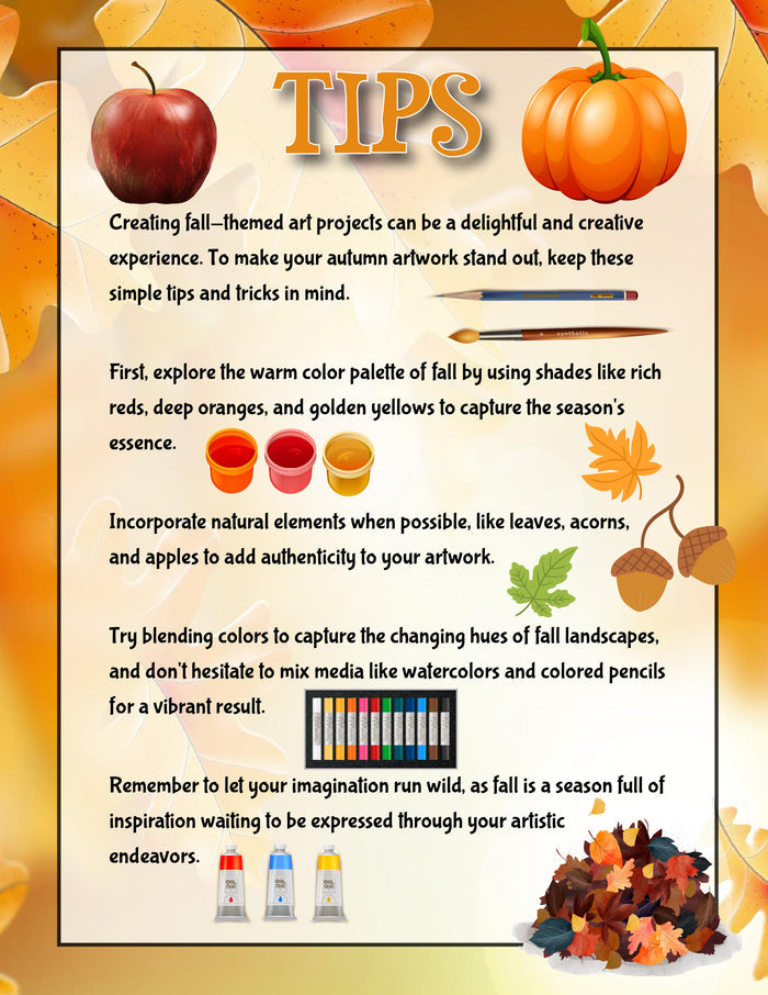 Fall Art Projects (Apples, Pumpkins, Leaves, Halloween, Thanksgiving)