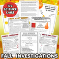 Fall Science Investigations