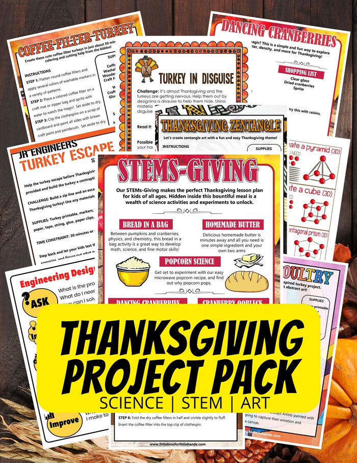 Fall Thanksgiving STEM Activity Pack