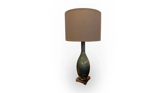 Final Closeout: Green Glass Lamp