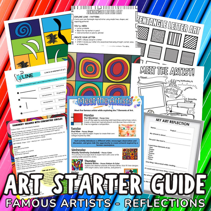 First Week of Art Activities