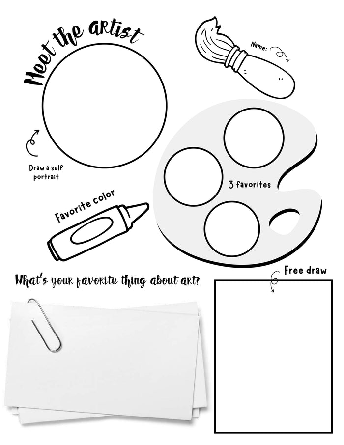 First Week of Art Activities
