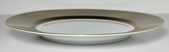 Fitz and Floyd Rondelle Black Dinner Plate 10 1/4"2