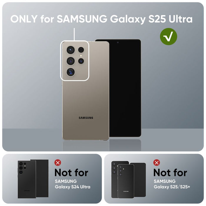 FLOLAB NanoArmour for Samsung Galaxy S25 Ultra Camera Lens Protector Anti Reflective Coating - 3 Color Options