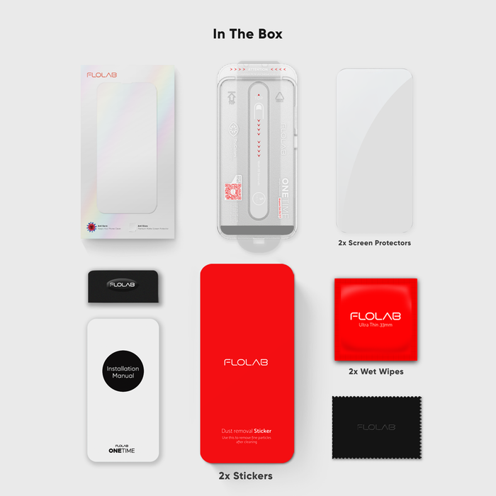 FLOLAB ONETIME NanoArmour 2-Pack Ultra Clear Screen Protector – Samsung Galaxy S24 Plus