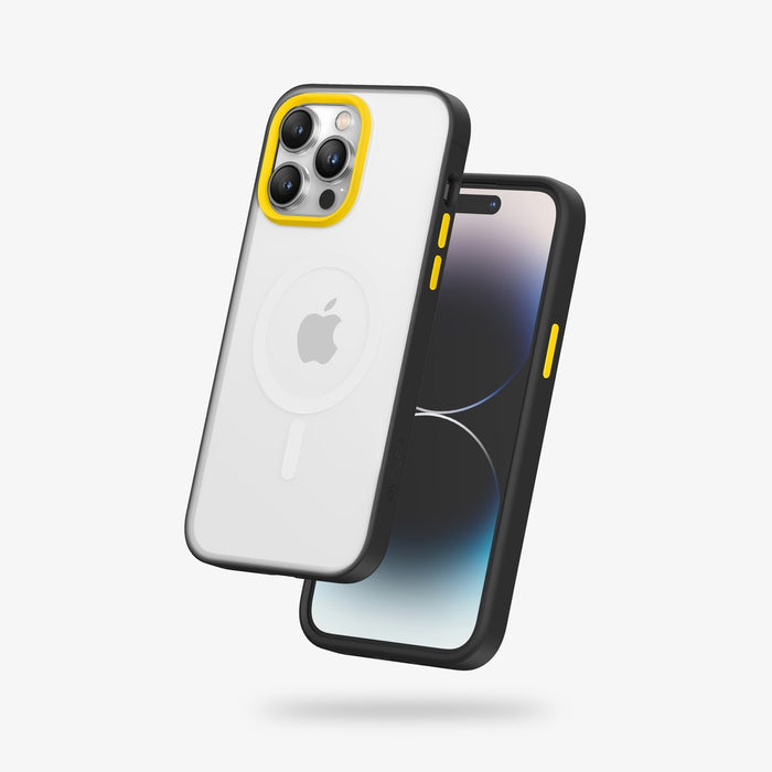 FLOLAB Surtect Tri-Fusion MagSafe Compatible Case – iPhone 14 Series (Black Frost)