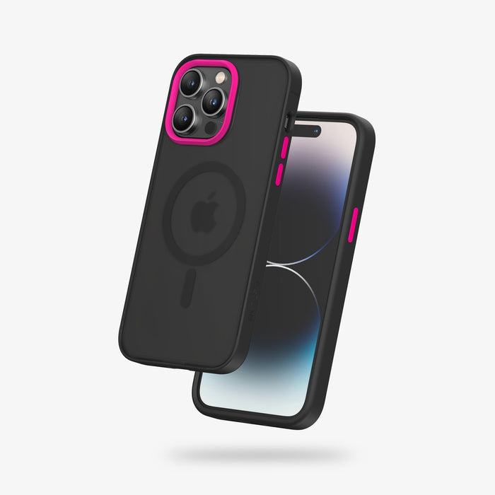 FLOLAB Surtect Tri-Fusion MagSafe Compatible Case – iPhone 14 Series (Stealth Black Frost)