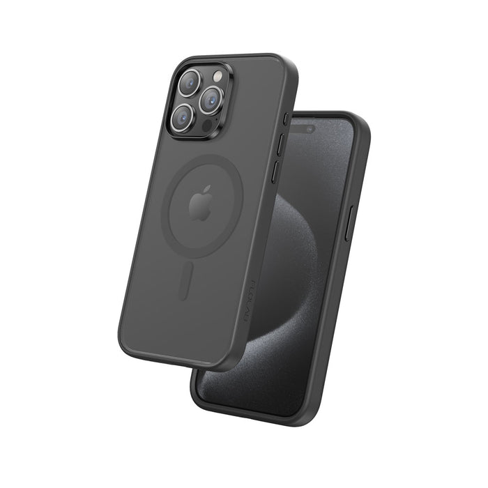 FLOLAB Surtect Tri-Fusion MagSafe Compatible Case – iPhone 15 Series (Matte Black Frost)