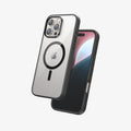 FLOLAB Surtect Tri-Fusion MagSafe Compatible Case – iPhone 16 Series (Black Clear Black)
