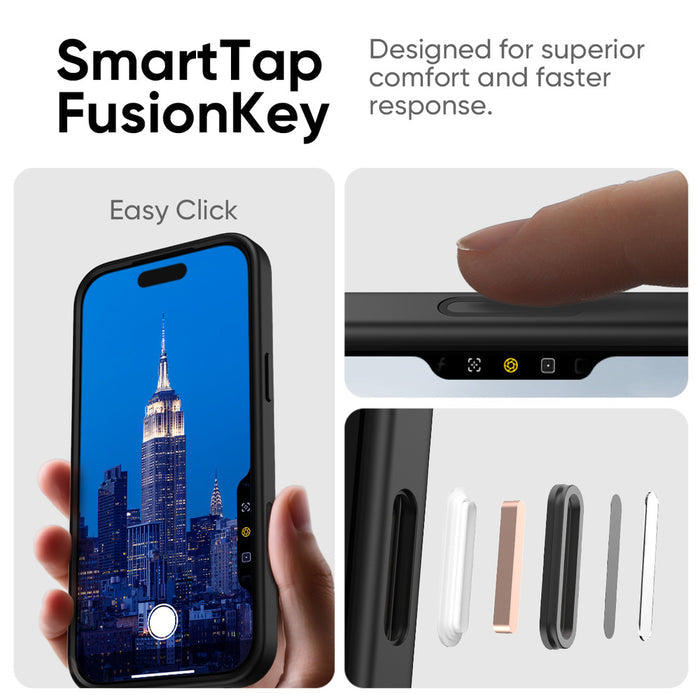 FLOLAB Surtect Tri-Fusion MagSafe Compatible Case – iPhone 17 / 18 Series (Matte Black Frost)
