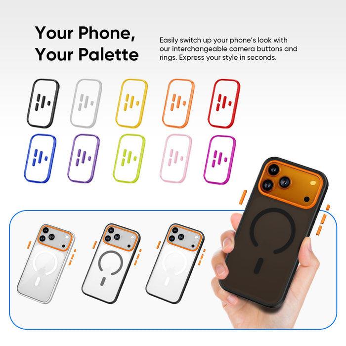 FLOLAB Surtect Tri-Fusion MagSafe Compatible Case – iPhone 17 / 18 Series (Matte Black Frost)