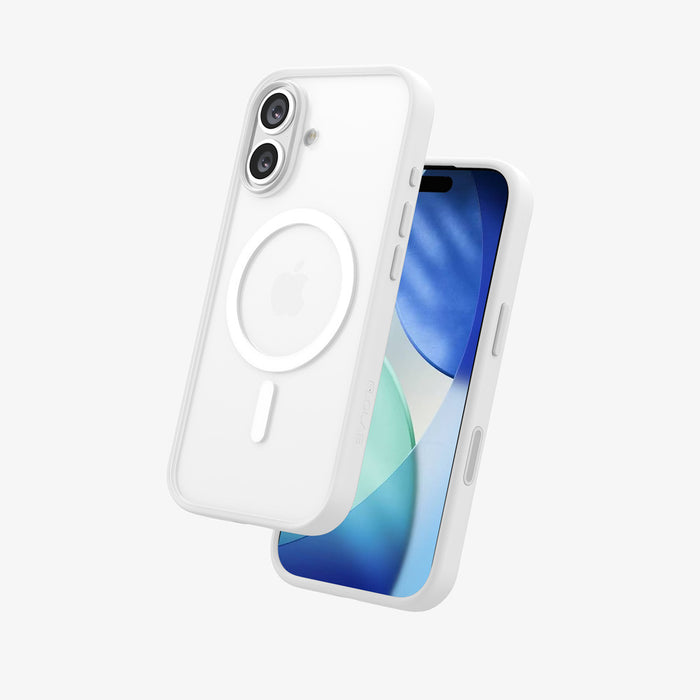 FLOLAB Surtect Tri-Fusion MagSafe Compatible Case – iPhone 17 / 18 Series (White Frost)