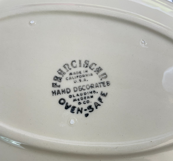 Franciscan Apple USA Gravy Boat with Attached Underplate4