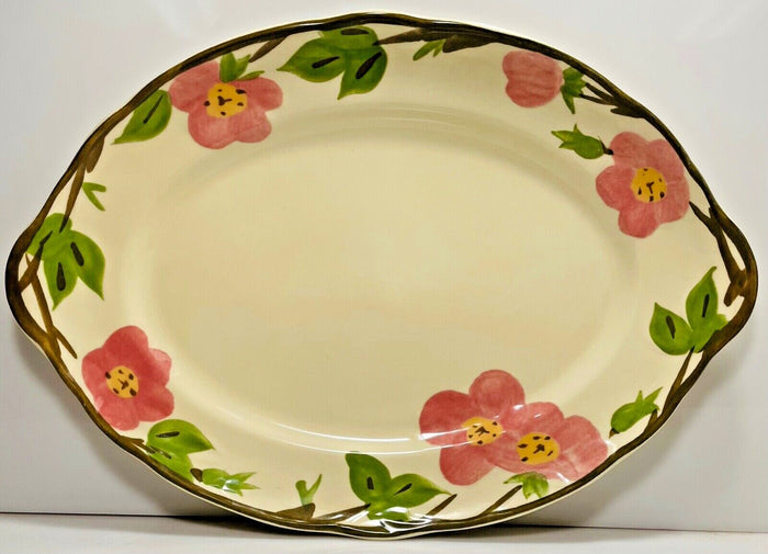 Franciscan Desert Rose Oval Platter 14 1/4"0