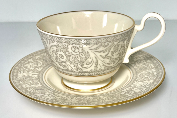 Franciscan Renaissance Grey Cup and Saucer Set0