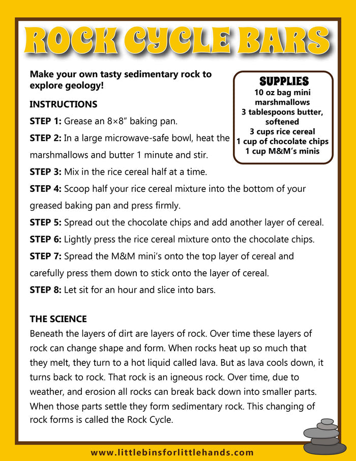 Geology and Rock Activities for Kids