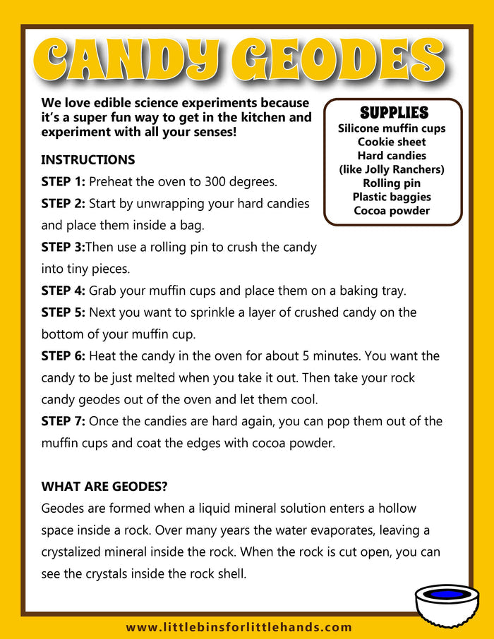 Geology and Rock Activities for Kids