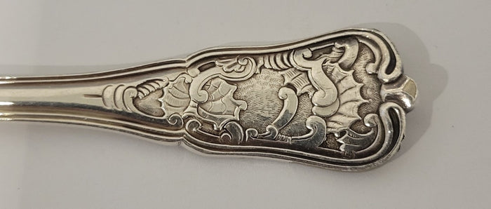 George Jensen Denmark Rosenborg Soup Spoon 7 1/4" Silveplate Flatware Silverware1
